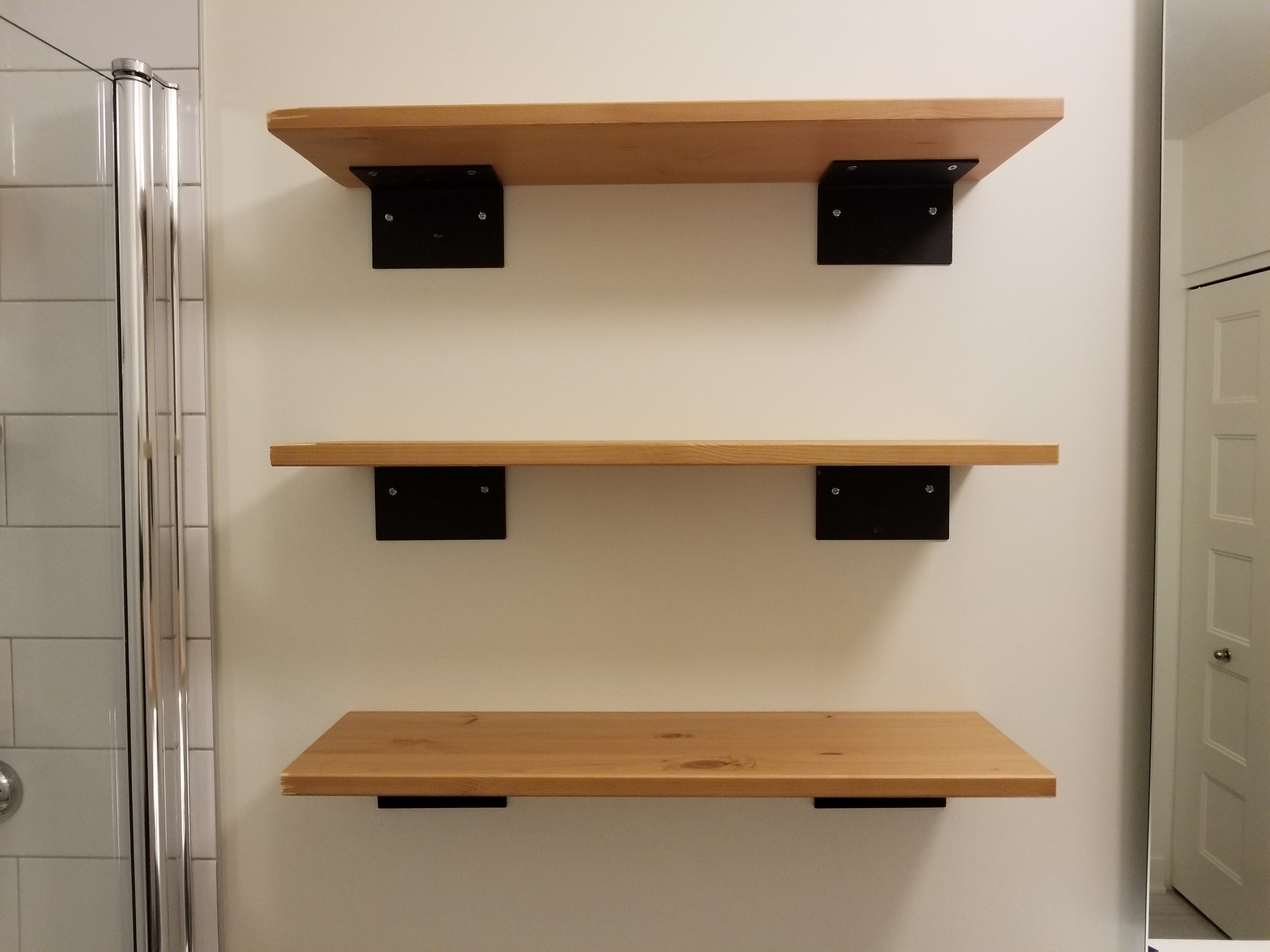 kitchen wall shelf storage idea