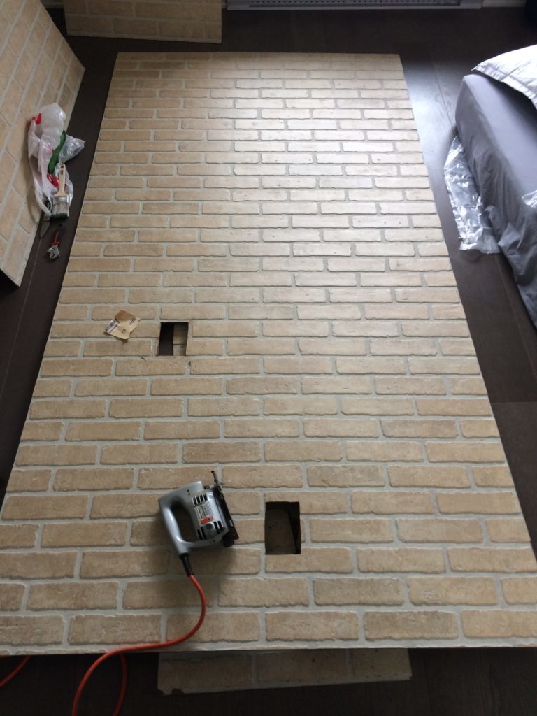 diy faux brick panel jigsaw