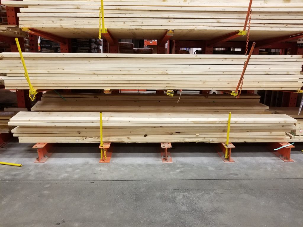 Pine wood boards