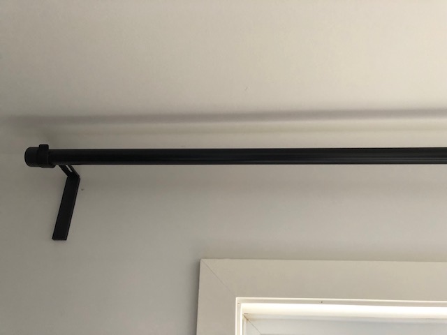 Hang IKEA curtain rod