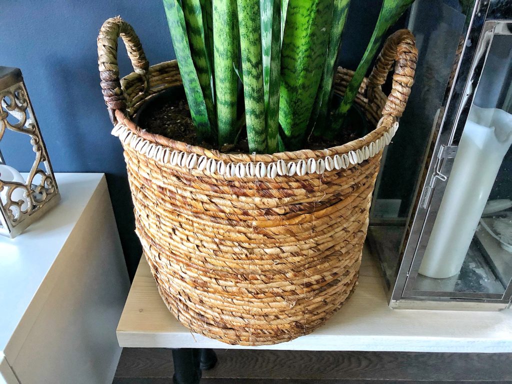 DIY Wicker Basket Planters - Small Space Designer